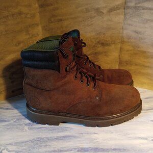 Wrangler Work Wear Steel Toe Boots Men size 9.5
